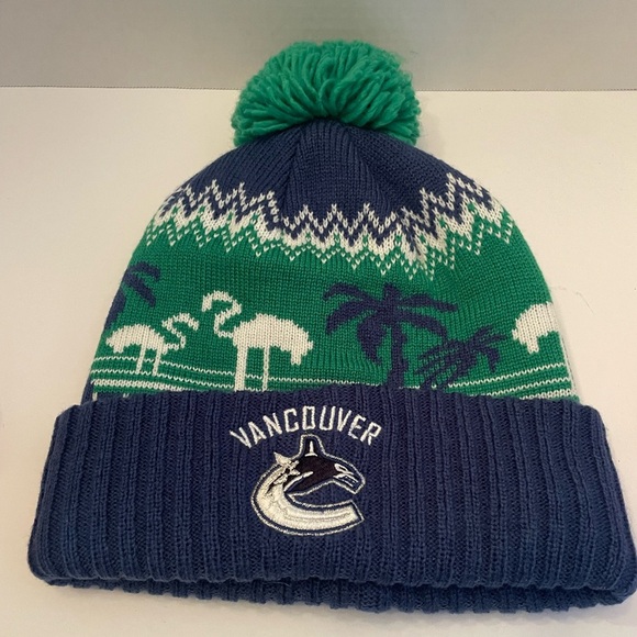 adidas Other - Adidas Vancouver Canucks Beanie Toque Tropical themed